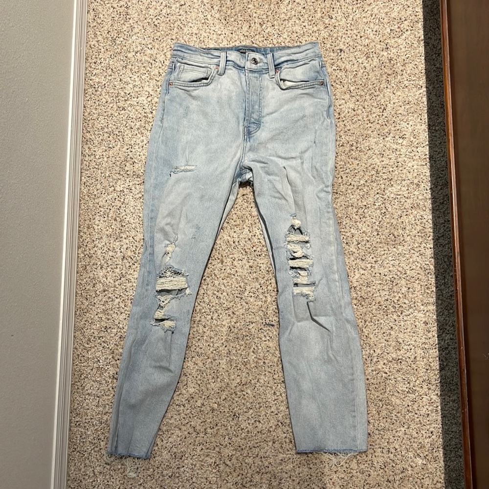 SIZE 6 WILD FABLE HIGHEST RISE STRAIGHT JEANS